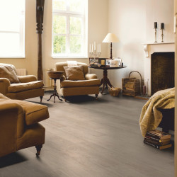Sol Stratifié "Chêne blanc blanchi CLM1291" - Classic QUICK STEP 