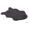 Tapis tout doux Astra Tender gris anthracite 60x90cm forme peau de bête