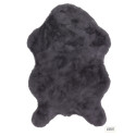 Tapis tout doux Astra Tender gris anthracite 60x90cm forme peau de bête