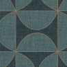 Papier peint Tam Tam bleu madura  doré - MOOVE - Caselio MVE101326208