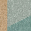 Papier peint Twist vert d'eau vert émeraude doré - MOOVE - Caselio MVE101357637