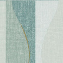 Papier peint Ondulation vert d'eau vert émeraude doré - MOOVE - Caselio MVE101387623