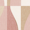 Papier peint Ondulation orange, rose, blanc - MOOVE - Caselio MVE101382802
