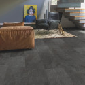 QUICK STEP - Lame PVC clipsable avec quatre chanfreins - Ambient Rigid Click - ardoise noire