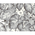 Papier peint Jungle noir et blanc 366252 - Colibri - AS CREATION