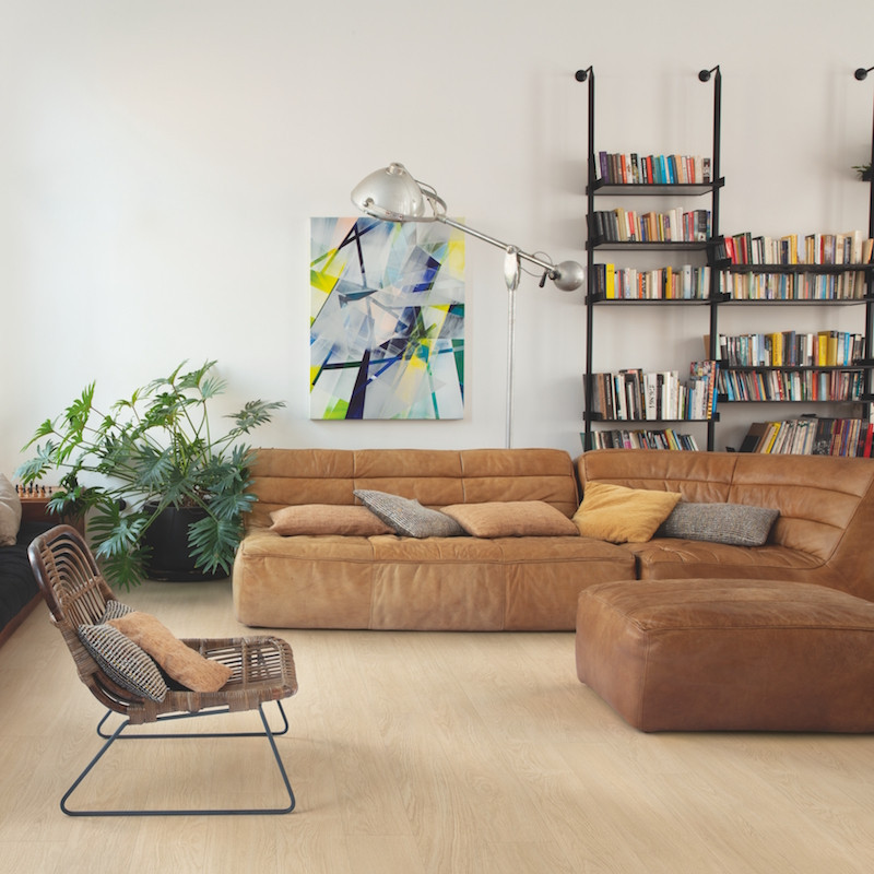 Lame PVC clipsable "Chêne clair select BACL40032" - Livyn Balance Click QUICK STEP (résistant)