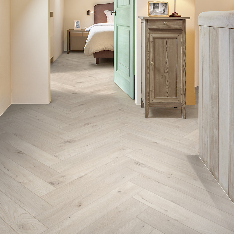 Lame PVC clipsable "Desert chevrons 50LVPEH805" - Naturals CORETEC