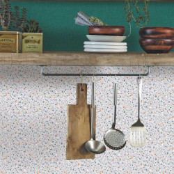 Papier peint Terrazzo vert  - AU BISTROT D'ALICE - Caselio - BIS69637033