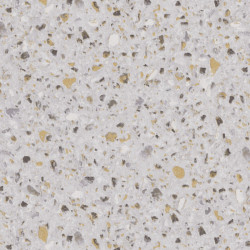 Papier peint Terrazzo noir or  - AU BISTROT D'ALICE - Caselio - BIS69632090