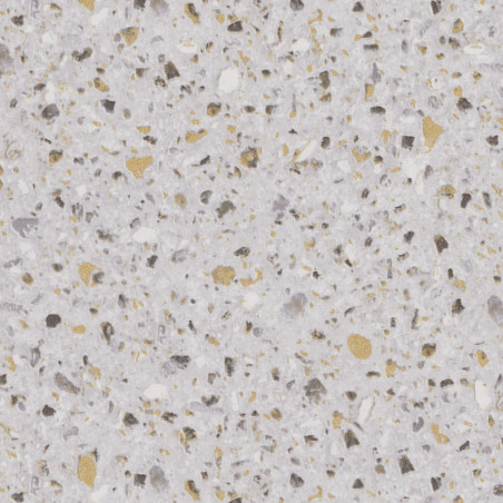 Papier peint Terrazzo noir or  - AU BISTROT D'ALICE - Caselio - BIS69632090