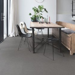 Lame PVC clipsable "Vibrant gris moyen AMCL40138" - Livyn Ambient Click QUICK STEP (résistant)