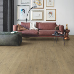 Lame PVC clipsable "Chêne velours sable BACL40159" - Livyn Balance Click QUICK STEP (résistant)