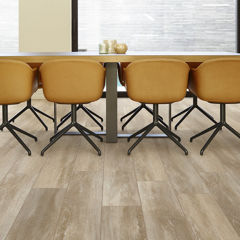 Lame PVC clipsable "Leaf bois brossé 50LVPE858" - Naturals + CORETEC