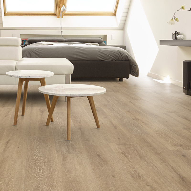 Lame PVC clipsable "Lumber bois brossé 50LVP804" - Naturals CORETEC
