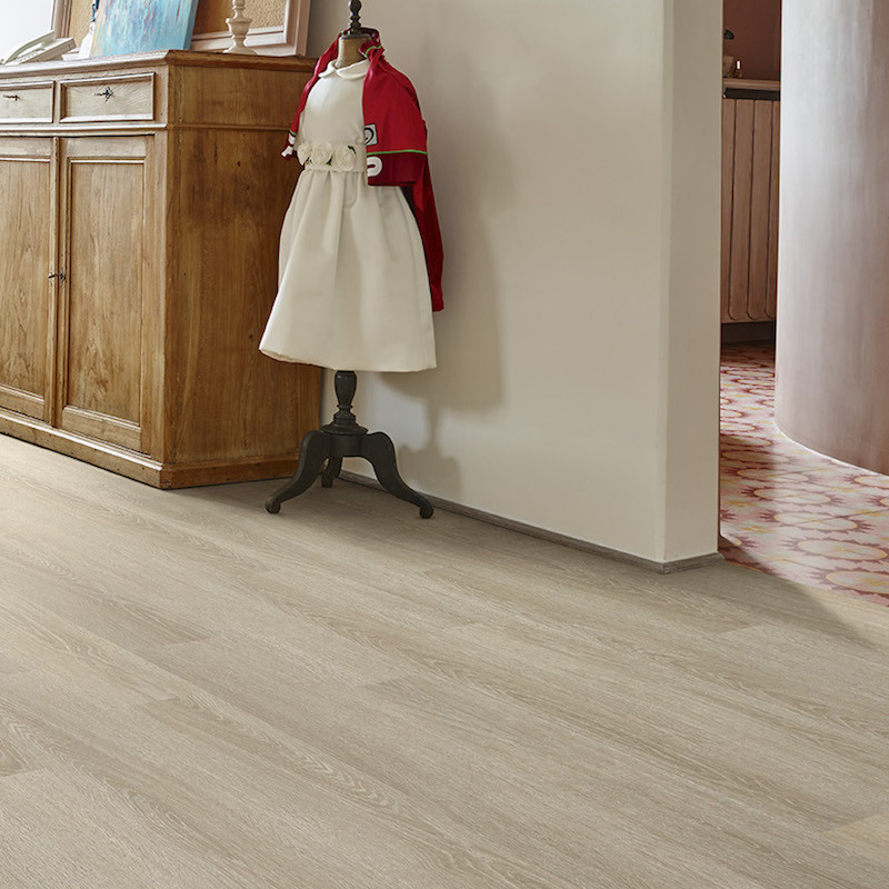 Lame PVC clipsable "Harvest bois brossé 50LVP801" - Naturals CORETEC