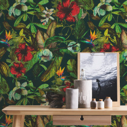 Papier peint Fleurs multicolore - GREENERY - AS Creation - 372165 