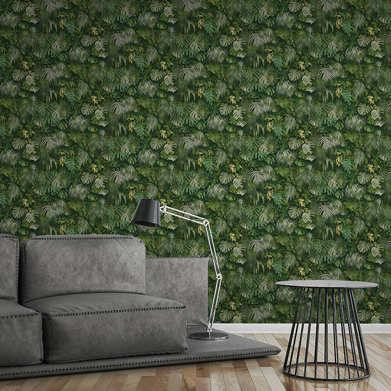 Papier peint Jungle Amazonia vert - GREENERY - AS CREATION - 372802 