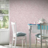 Papier peint Jungle feuille de bananier rose blanc 372811 - Greenery - AS CREATION