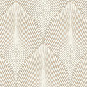 Papier peint intissé COME art déco lin doré - Yucatan - Rasch