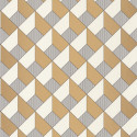 Papier peint Square Blanc Or -MONNLIGHT- Caselio MLG100129121