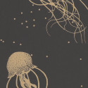Papier peint Jellyfish Dance Or Noir -MOONLIGHT- Caselio MLG101042095