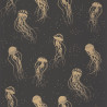 Papier peint Jellyfish Dance Or Noir -MOONLIGHT- Caselio MLG101042095