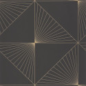 Papier peint Sunset Or Noir -MOONLIGHT- Caselio MLG101052099
