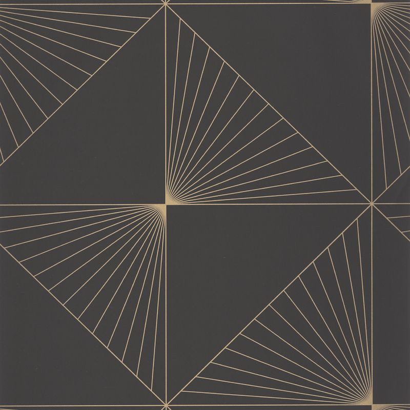 Papier peint Sunset Or Noir -MOONLIGHT- Caselio MLG101052099