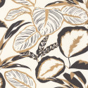 Papier peint Exotic Leaves Or Noir -MOONLIGHT- Caselio MLG101082093