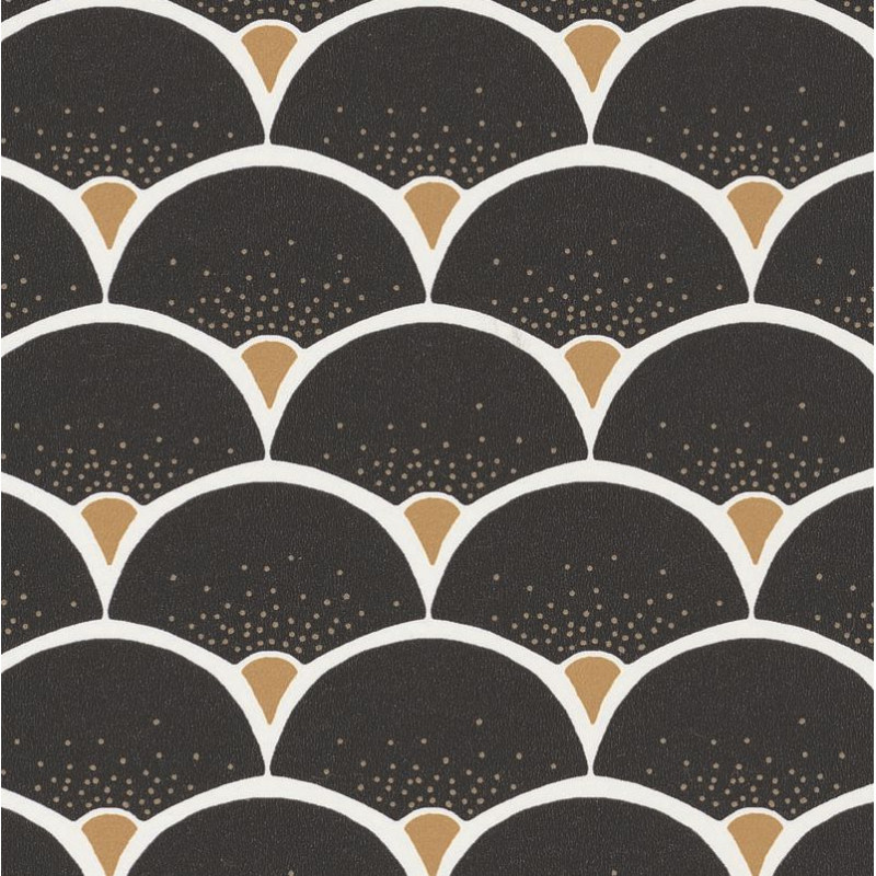 Papier peint Starlight Noir Or -MOONLIGHT- Caselio MLG101139025