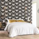 Papier peint Monkey Forest noir, blanc et or - MOONLIGHT - Caselio - MLG101179029