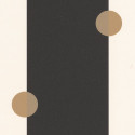 Papier peint Day Night And Dots Jaune -MOONLIGHT- Caselio MLG101229023