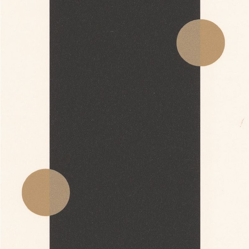 Papier peint Day Night And Dots Jaune -MOONLIGHT- Caselio MLG101229023