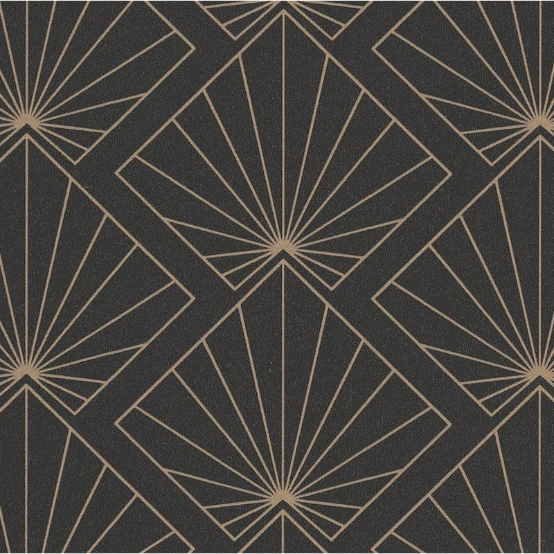 Papier peint Sunrise Noir Or -MOONLIGHT- Caselio MLG101232099