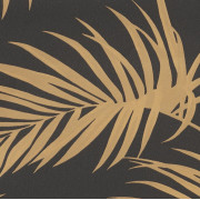 Papier peint Palm Jungle Jaune Noir -MOONLIGHT- Caselio MLG101252090