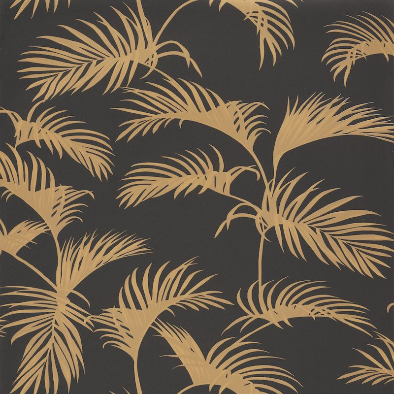 Papier peint Palm Jungle Jaune Noir -MOONLIGHT- Caselio MLG101252090