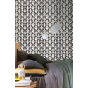 Papier peint Traveller Tree Noir Blanc Or -MOONLIGHT- Caselio MLG101269026