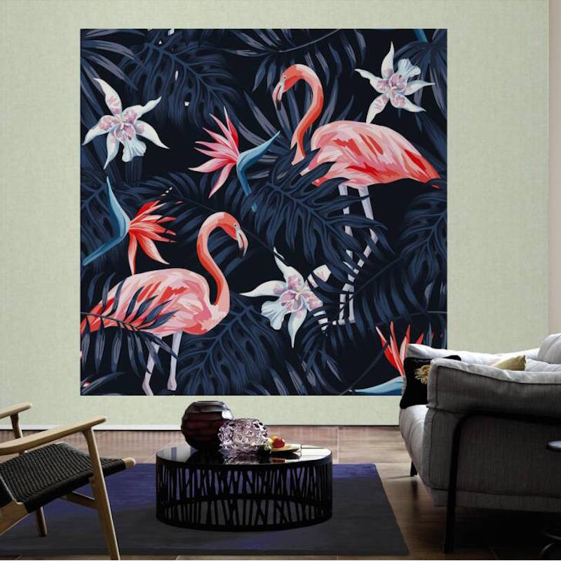 Panoramique Flamingo II - GREENERY - AS Creation - 116613