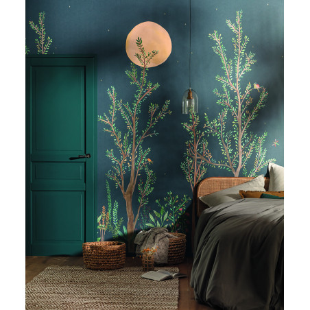 Panoramique Midnight Walk bleu nuit -GREEN LIFE- Caselio GNL101666520