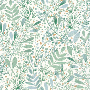 Papier peint Joy vert bleu gris or - GREEN LIFE - Caselio - GNL101697620