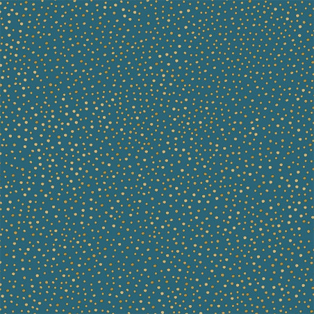 Papier peint Sparkle bleu madura or -GREEN LIFE- Caselio GNL101736128