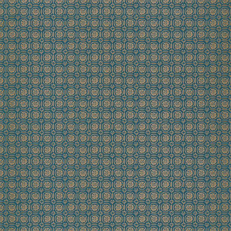 Papier peint Custom bleu canard doré -MYSTERY- Caselio MYY101606606