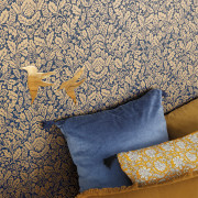 Papier peint Protection bleu indigo doré -MYSTERY- Caselio MYY101616606