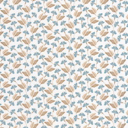 Papier peint Poem bleu indien beige doré - MYSTERY - Caselio MYY101636400