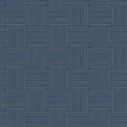 Papier peint Longevity bleu indigo doré -MYSTERY- Caselio MYY101646328