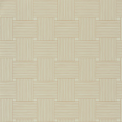 Papier peint Longevity vert d'eau doré - MYSTERY - Caselio - MYY101647811