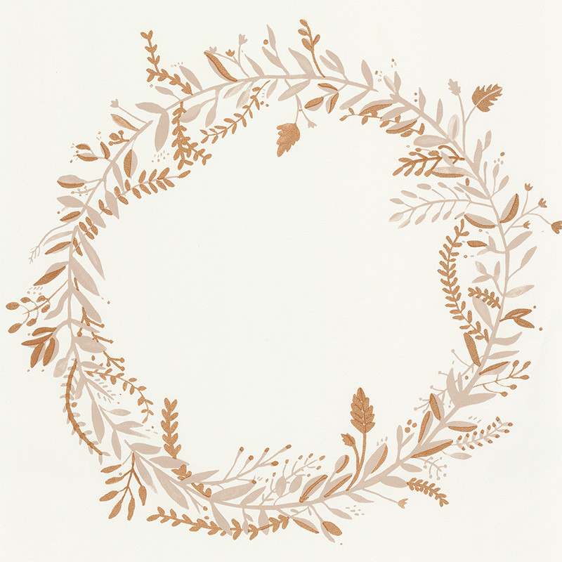 Papier peint Harmony beige or -GREEN LIFE- Caselio GNL101681020