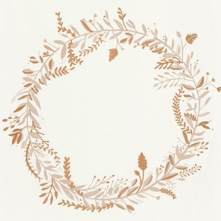Papier peint Harmony beige or - GREEN LIFE - Caselio - GNL101681020