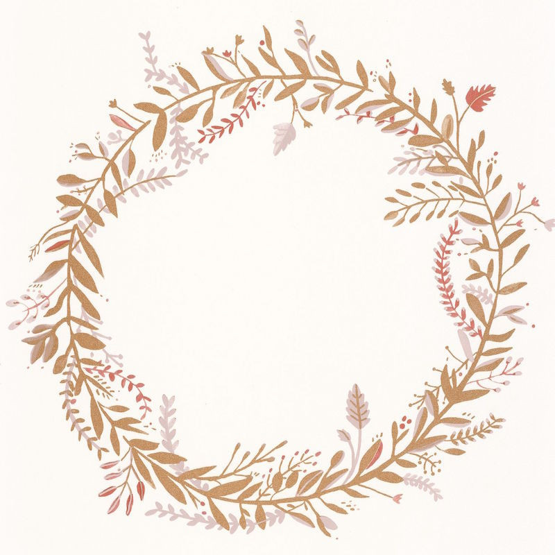 Papier peint Harmony rose or - GREEN LIFE - Caselio - GNL101684026