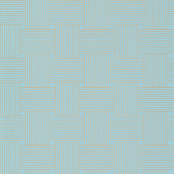 Papier peint Longevity bleu indien doré - MYSTERY - Caselio - MYY101646103